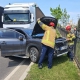İnegöl girişinde kaza! Trafik kilitlendi