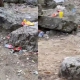 Herkesin gelip görmek istediği şelaleyi, çöplüğe çevirdiler