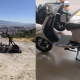 Sıfır aldığı motosikleti bu halde bulundu!