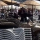 Halk plajında şezlong kavgası