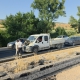 İnegöl’de kamyonet yandı, trafik kilitlendi